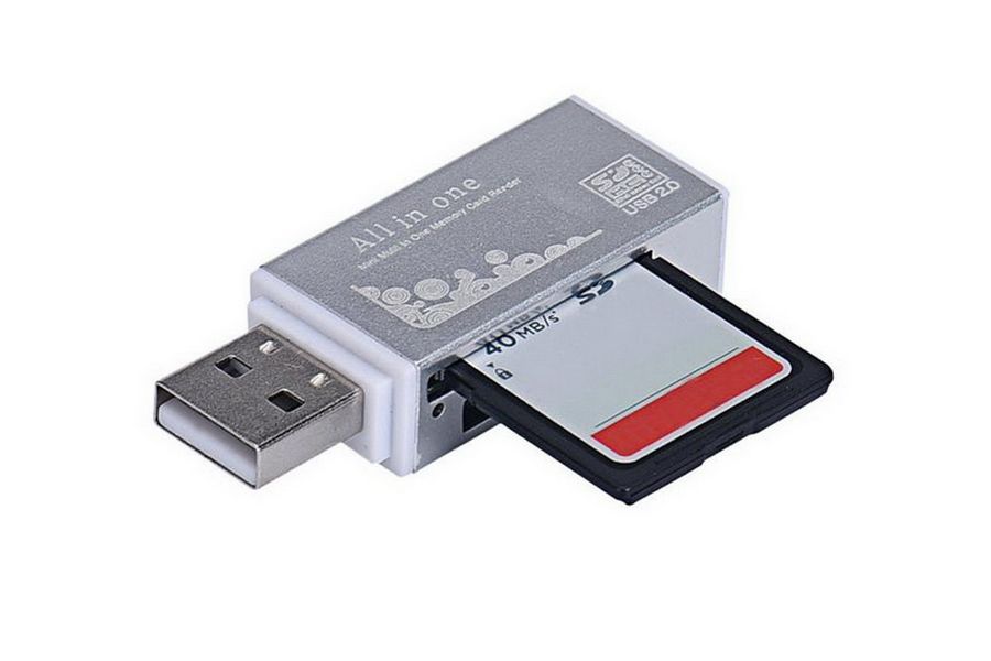 Картридер ММС,Micro SD,SD через USB