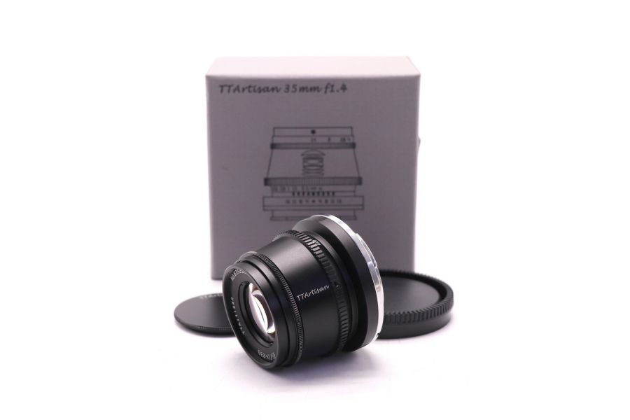 TTartisan 35mm F1.4 APS-C для Sony E в упаковке 