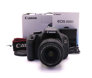 Canon EOS 600D kit в упаковке (пробег 3820 кадров)