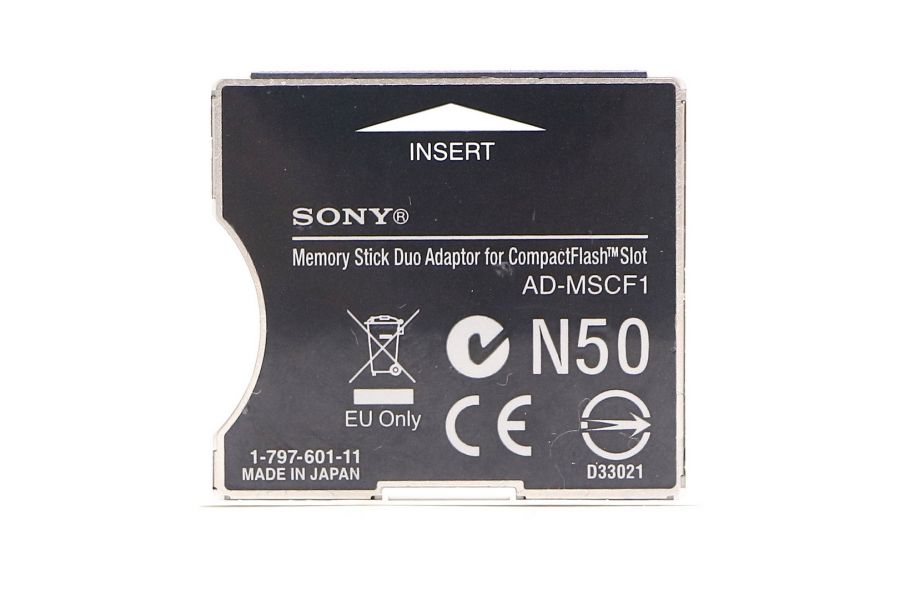 Адаптер Sony AD-MSCF1 (Memory Stick Duo - Compact Flash)