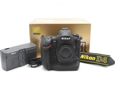 Nikon D4 body в упаковке (пробег 4630 кадров)