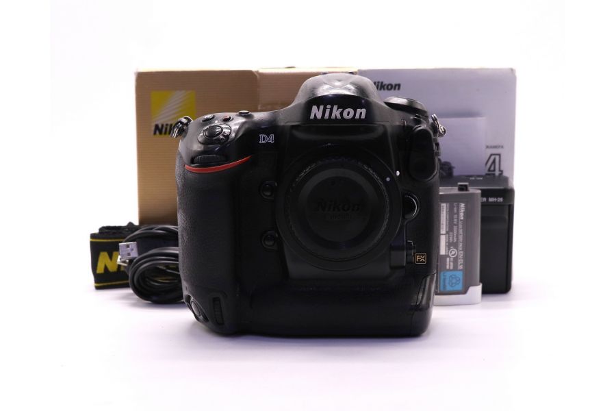 Nikon D4 body в упаковке (пробег 192255 кадров)