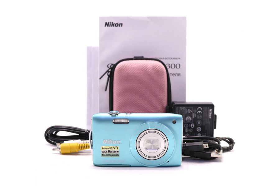 Nikon Coolpix S3300 голубой