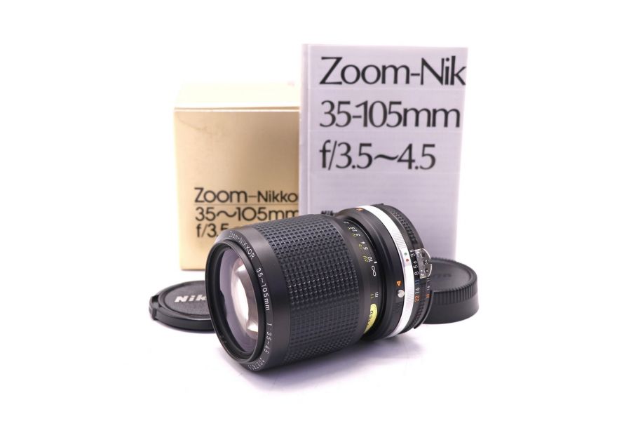 Nikon 35-105mm f/3.5-4.5 Zoom-Nikkor в упаковке
