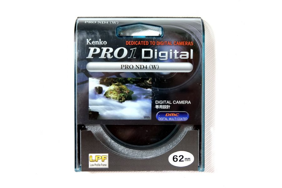 Светофильтр Kenko Pro1 Digital Pro ND4 (W) 62mm Japan