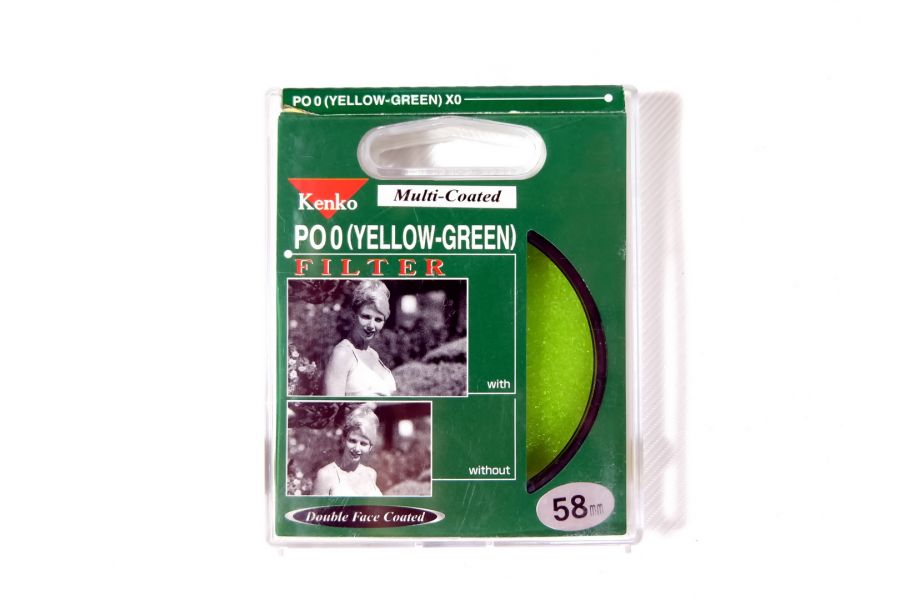 Светофильтр Kenko Filter PO0 (Yellow-Green) XO 58mm