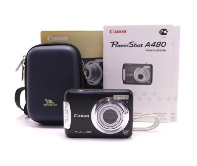 Canon PowerShot A480 компактный в упаковке (2010)