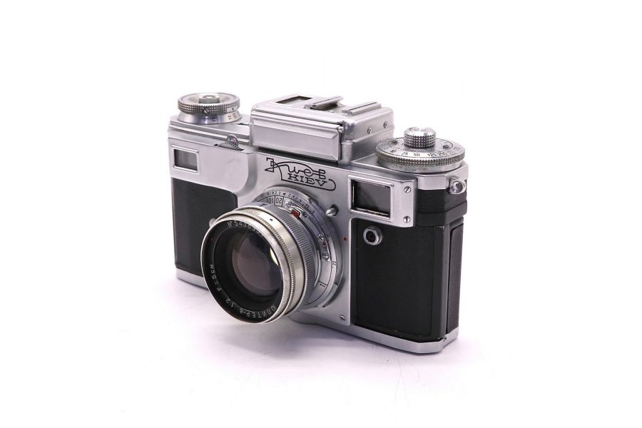 Киев 4 + Юпитер-8 в упаковке советский фотоаппарат