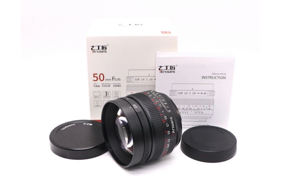 7Artisans 50mm f/0.95 для Canon EF-M в упаковке