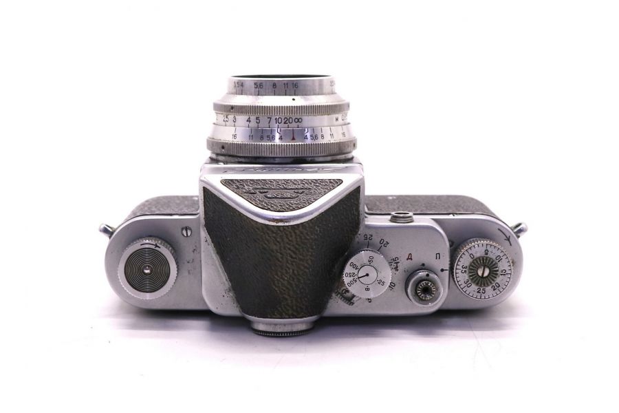 Зенит С + Индустар-22 П ранний, 1956