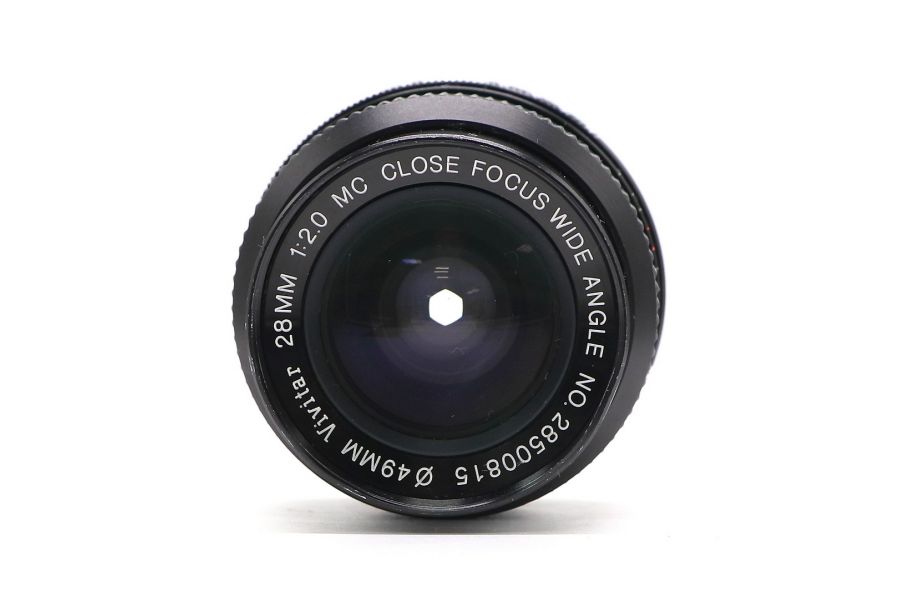 Vivitar 28mm/2 MC Close focus wide angle