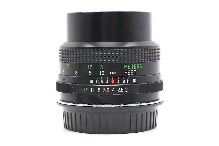 Vivitar 28mm/2 MC Close focus wide angle