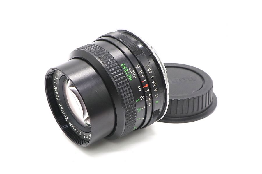 Vivitar 28mm/2 MC Close focus wide angle