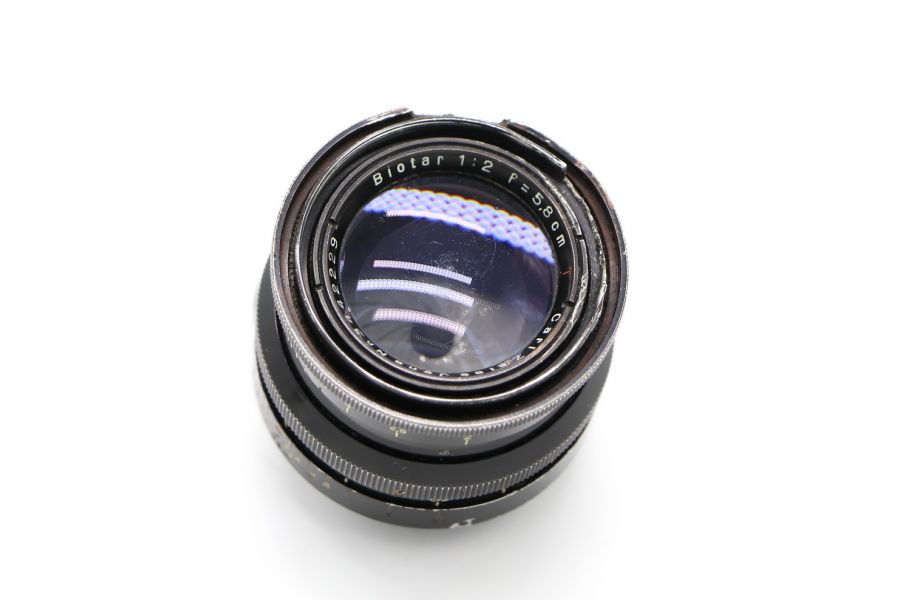 Biotar 2/5,8cm T CZJ Exakta silver