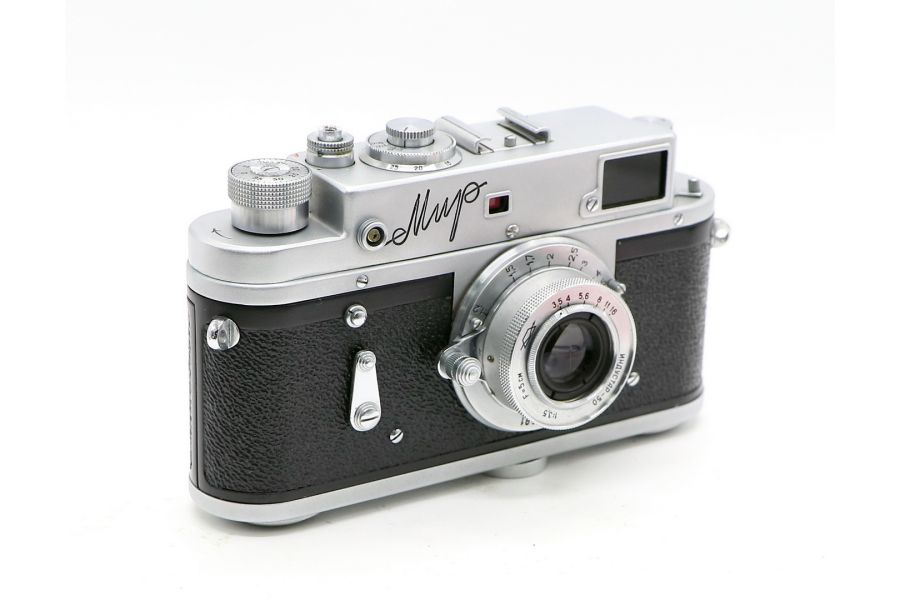 Мир + Индустар-50 в упаковке (СССР, 1959)