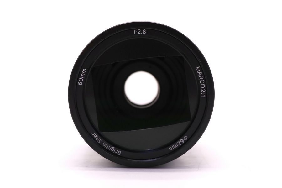 Brightin Star 60mm f/2.8 2x Macro Lens FF for Fujifilm FX в упаковке