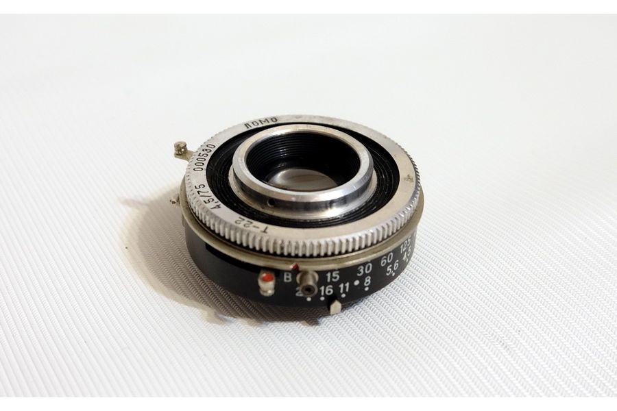 Триплет Т-22 4.5/75мм (СССР, 1950г.)