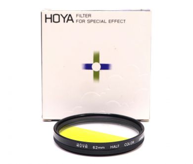 Светофильтр Hoya 62mm Half Color (Yellow)