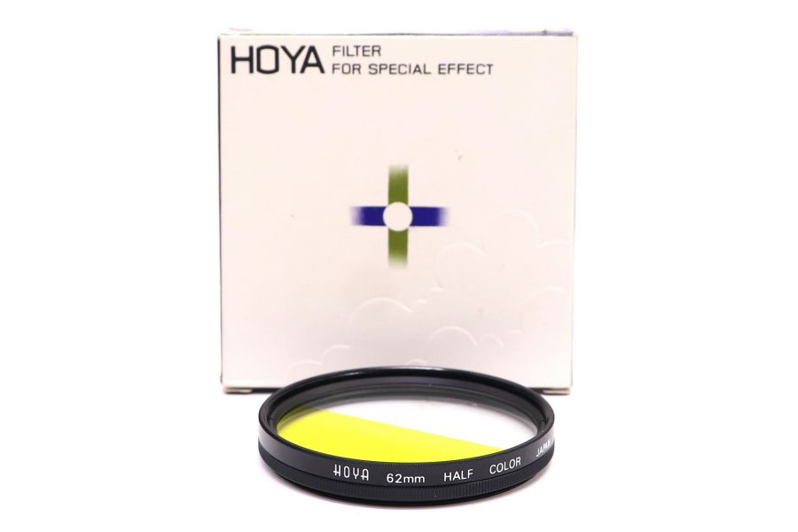 Светофильтр Hoya 62mm Half Color (Yellow)