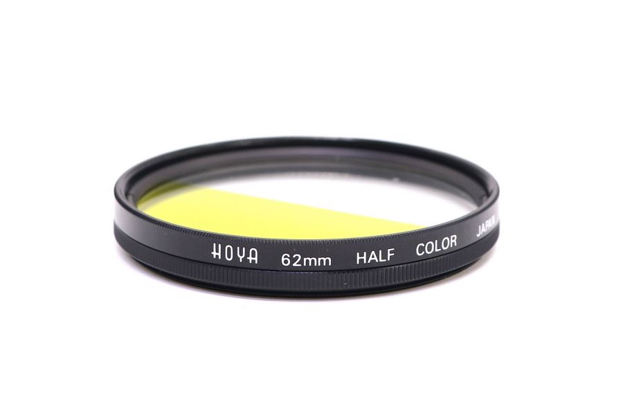 Светофильтр Hoya 62mm Half Color (Yellow)