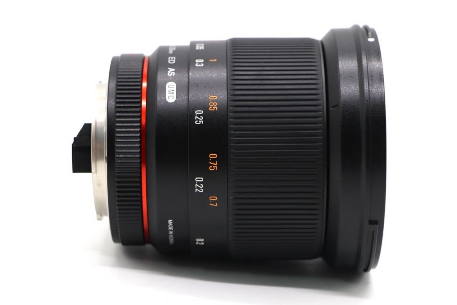 Samyang 20mm f/1.8 ED AS UMC Pentax K в упаковке