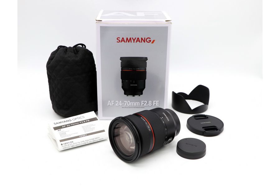 Samyang AF 24-70mm f/2.8 Sony FE в упаковке 
