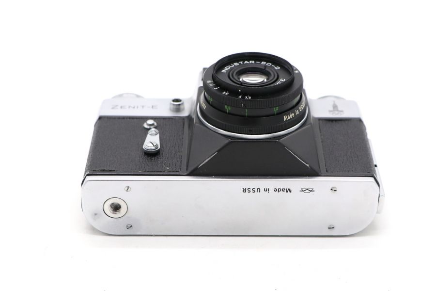 Зенит Е + Индустар 50-2 kit Олимпийский в упаковке (1979)