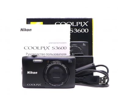 Nikon Coolpix S3600 в упаковке