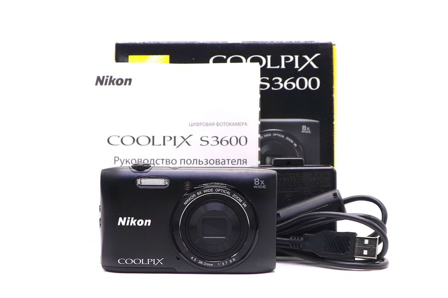 Nikon Coolpix S3600 в упаковке
