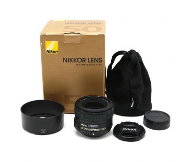 Nikon 50mm f/1.8G AF-S Nikkor в упаковке б/у