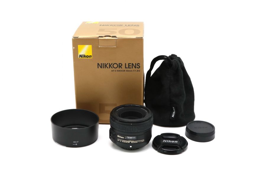 Nikon 50mm f/1.8G AF-S Nikkor в упаковке б/у