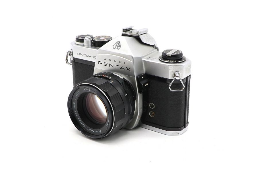 Pentax Spotmatic SP + Super-Multi-Coated Takumar 1.8/55mm (Japan)