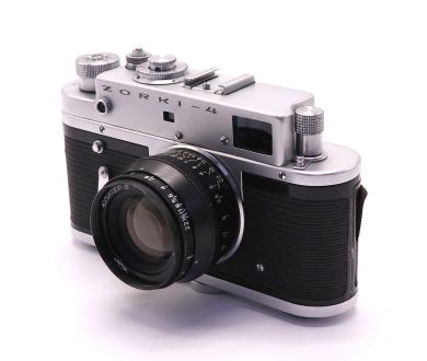 Зоркий 4 / Zorki-4 + Юпитер-8 black (СССР, 1972)