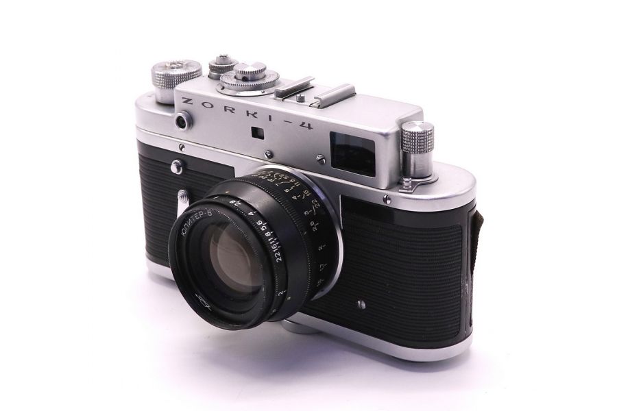 Зоркий 4 / Zorki-4 + Юпитер-8 black (СССР, 1972)