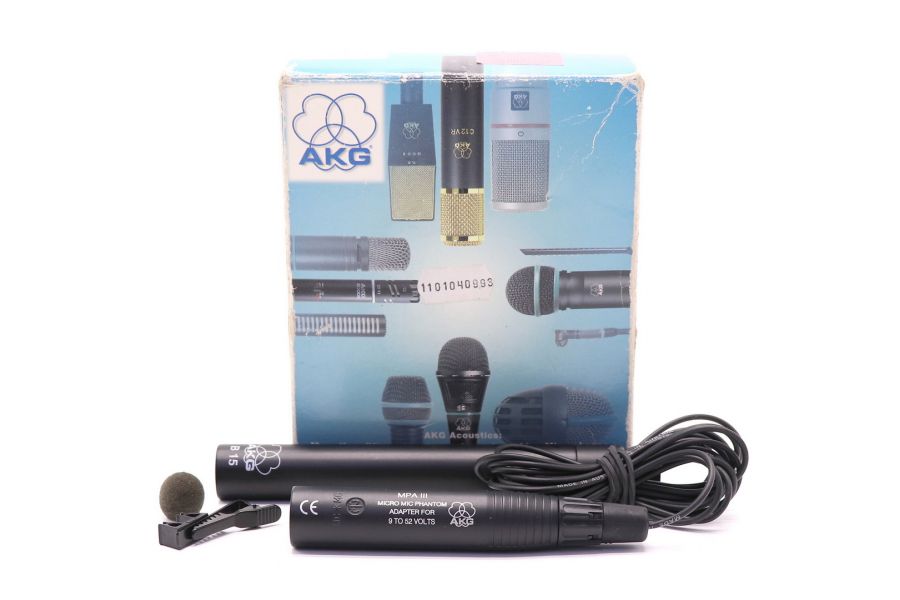 Петличный микрофон AKG C417PP в упаковке