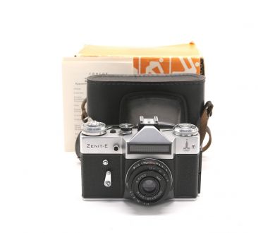 Зенит Е + Индустар 50-2 kit Олимпийский в упаковке