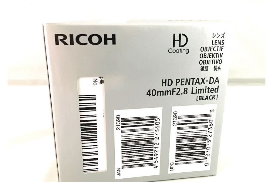 Pentax DA 40mm f/2.8 Limited HD