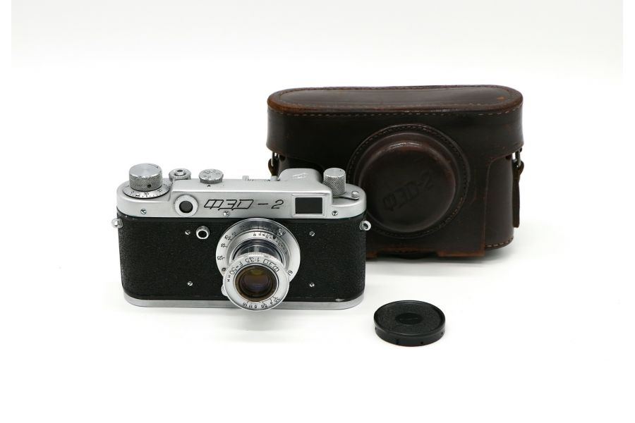 Фотокамера компактная Фэд 2 + Индустар-10 (СССР)