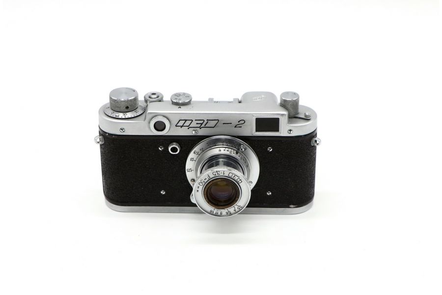 Фотокамера компактная Фэд 2 + Индустар-10 (СССР)