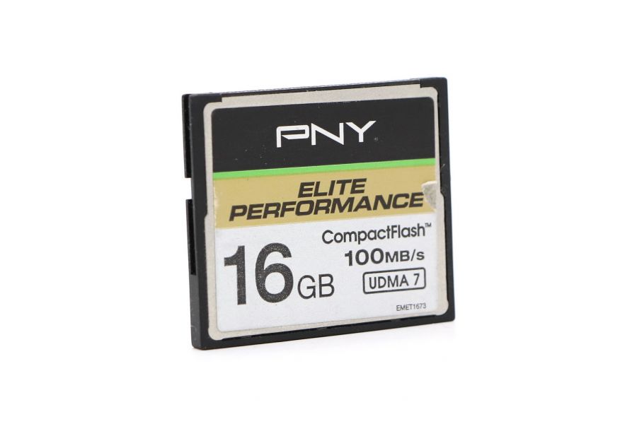 Флеш карта CF PNY Elite Performance 16GB 100MB/s