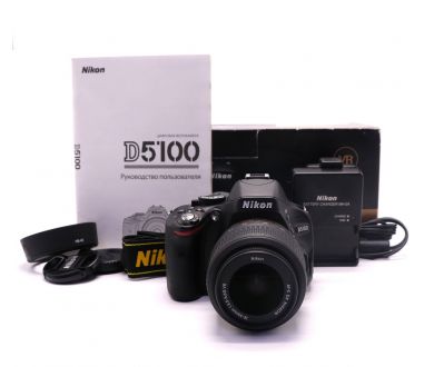 Nikon D5100 kit в упаковке (пробег 5350 кадров)