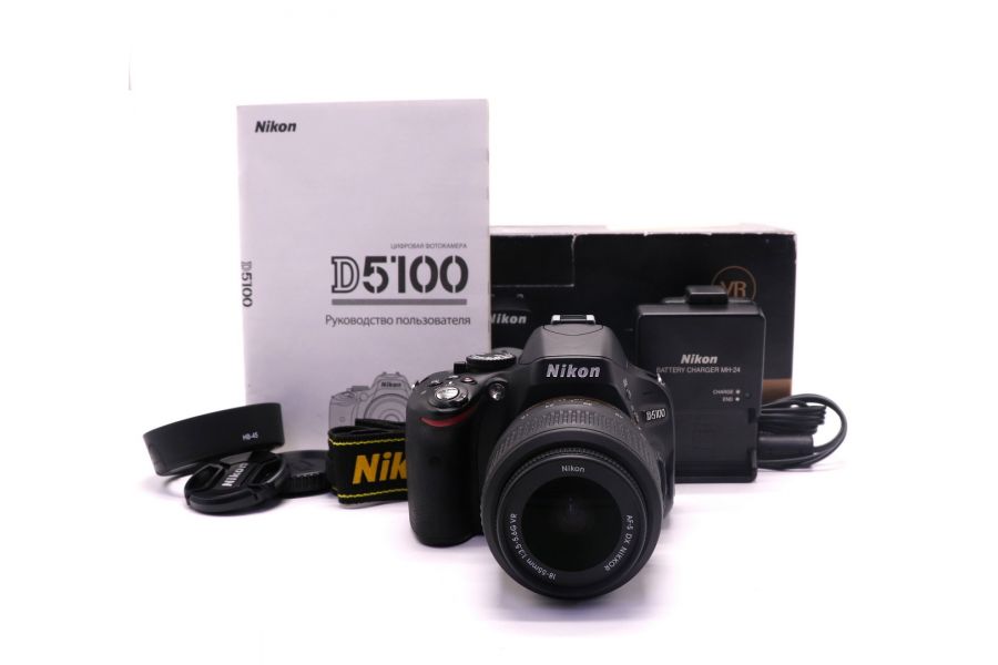 Nikon D5100 kit в упаковке (пробег 5350 кадров)