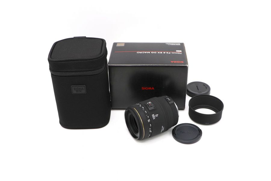 Sigma AF 70mm f/2.8 Macro EX DG Canon EF в упаковке