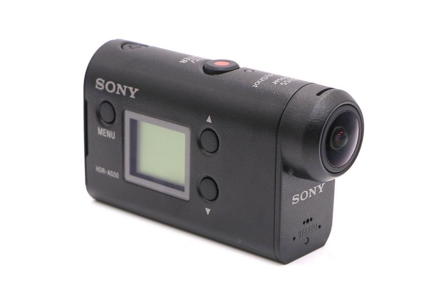 Экшен-камера Sony HDR-AS50 в упаковке