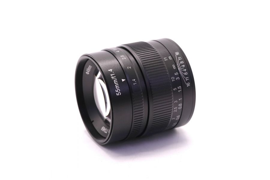 Объектив 7Artisans 55mm f/1.4 для Micro 4/3 в упаковке