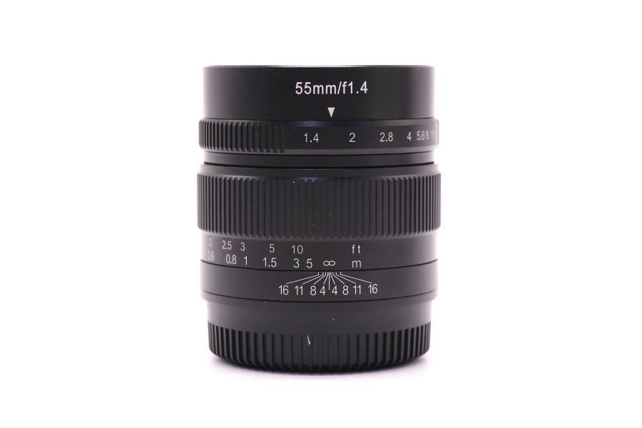 Объектив 7Artisans 55mm f/1.4 для Micro 4/3 в упаковке