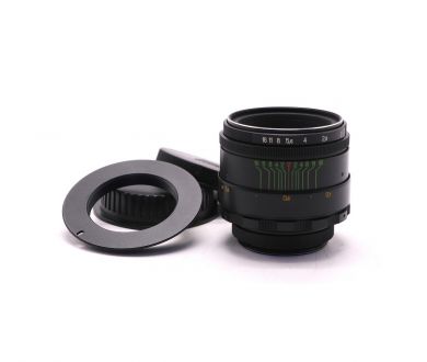 Объектив Юпитер-37А 3.5/135 + адаптер K&F Concept для Fujifilm X — винтажная оптика с уникальным боке