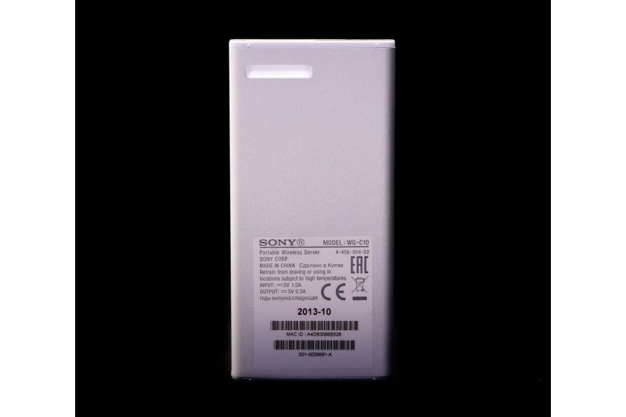 Портативный беспроводной сервер Sony WG-C10 WiFi Hard Drive в упаковке