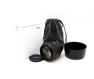 Canon EF 85mm f/1.2L USM в упаковке