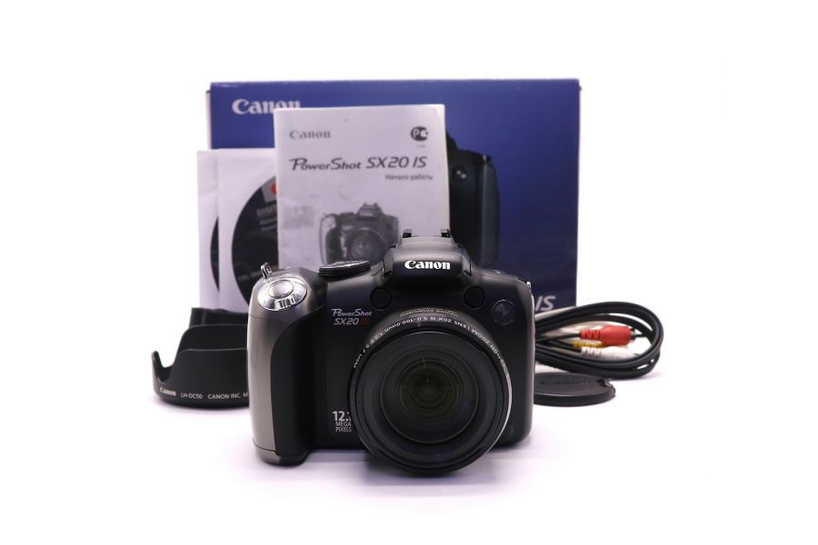 Canon PowerShot SX20 IS в упаковке